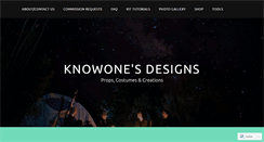 Desktop Screenshot of knowonesdesigns.com