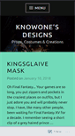 Mobile Screenshot of knowonesdesigns.com